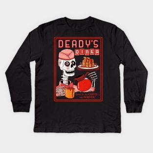 Deady's DIE-ner Kids Long Sleeve T-Shirt